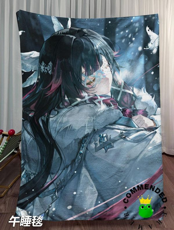 【海外代購】皇呱《少女哥倫比婭》原神愚人衆十一執行官第三席裝飾畫 午睡毯  地毯 