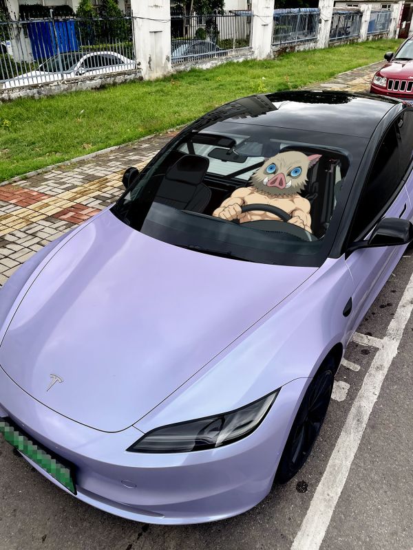 【海外代購】千鳥社《汽車前擋遮陽—伊之助》 夏季汽車遮陽防曬前擋開車二次元鬼滅之刃嘴平伊之助鬼殺隊豬頭 