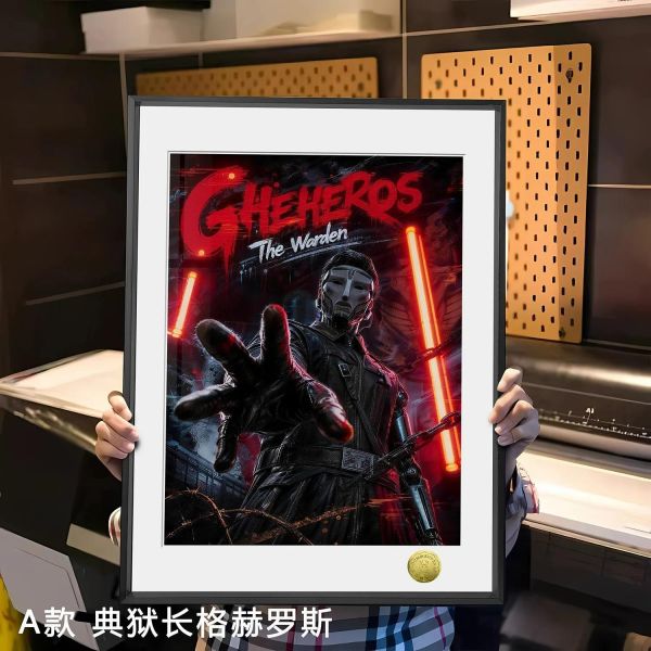【海外代購】皇呱 《監獄boss》三角洲格赫羅斯渡鴉裝飾畫 午睡毯地毯 