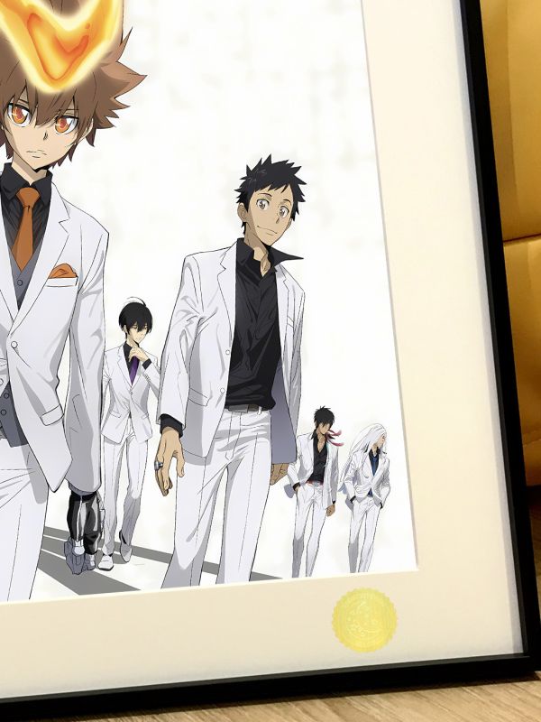 【海外代購】星空 《家庭教師20週年》彭格列家族澤田綱吉六道骸阿綱HITMAN REBORN!裡包恩裝飾畫 