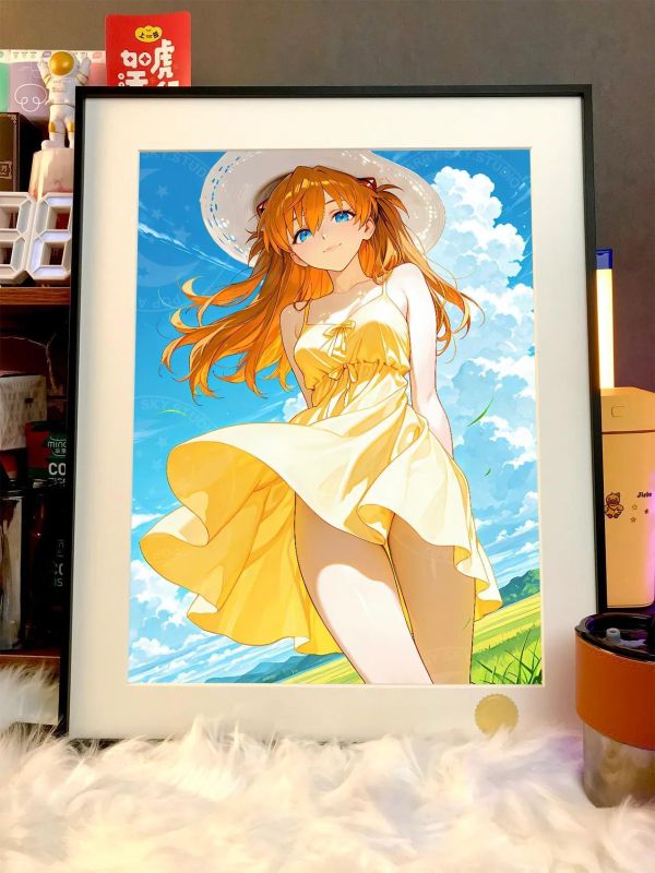【海外代購】星空《田園明日香》EVA天鷹戰士裝飾畫 