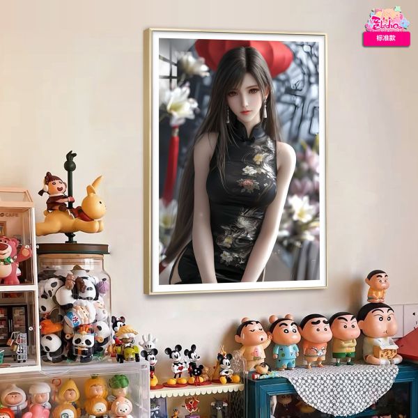 【海外代購】阿喵畫社 旗袍 蒂法 最終幻想12k超清裝飾畫 