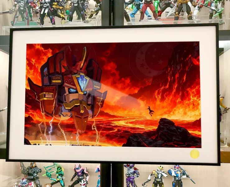 【海外代購】星空 《魔動王》光能使者遙大地加斯拉比裝飾畫 