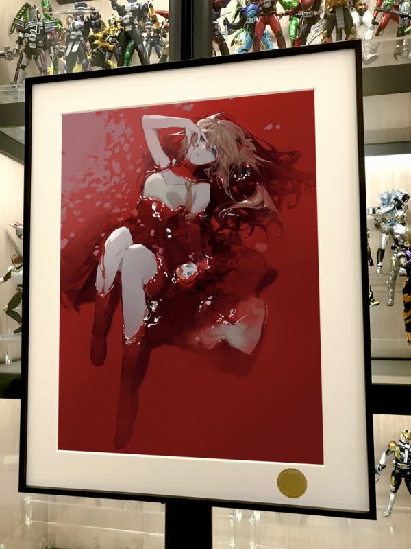 【海外代購】星空 血色明日香 EVA 2號機 裝飾畫 