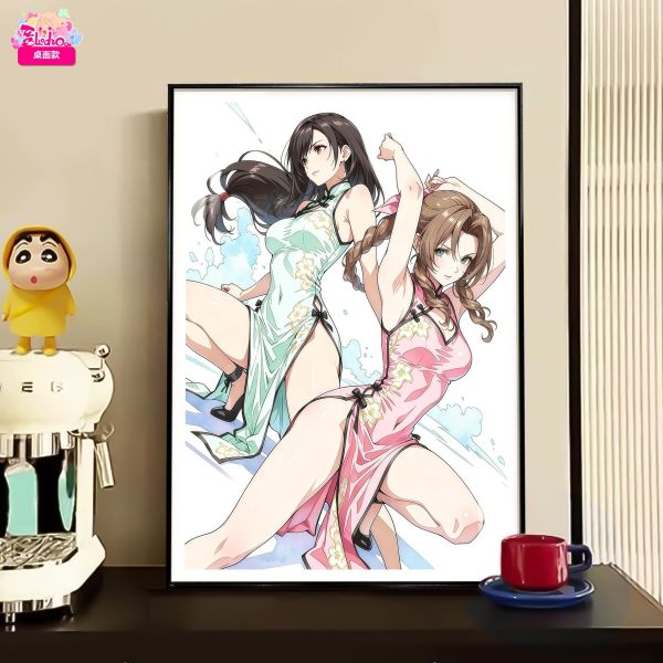 【海外代購】阿喵畫社 旗袍蒂法愛麗絲 漫改版 新品12K超清主題裝飾週邊 冰箱貼 