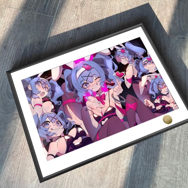 【海外代購】皇呱 《初音未來兔洞第五彈》 初音未來兔子洞兔女郎週邊裝飾畫 午睡毯 地毯 