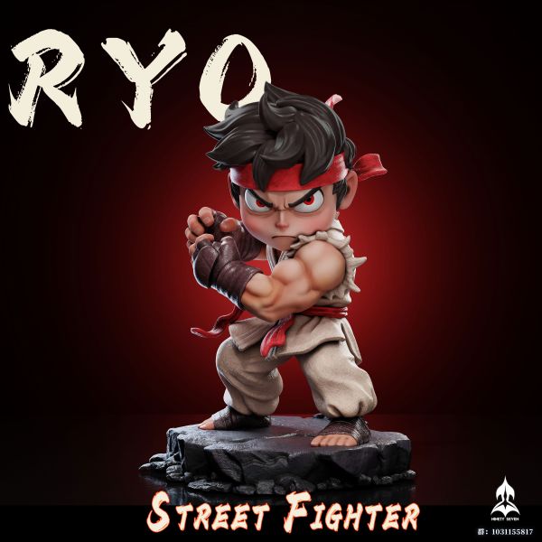 【預定】NINETY SEVEN 街霸Street Fighter 隆 Ryu 肯 Ken Q版 