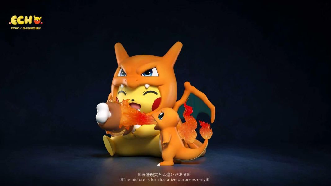 【預定】ECHO 皮卡丘模型鋪子 皮模鋪 初代 禦三家 變裝皮卡丘 