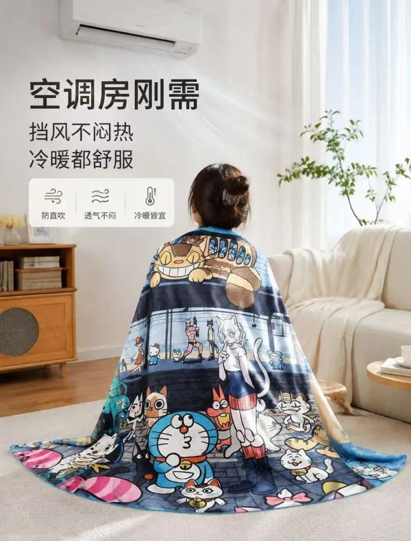 【海外代購】千鳥社《貓咪站臺 午睡毯》 