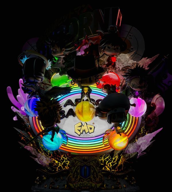 【預定】Emo 家庭教師 畢業款 彩虹七子 