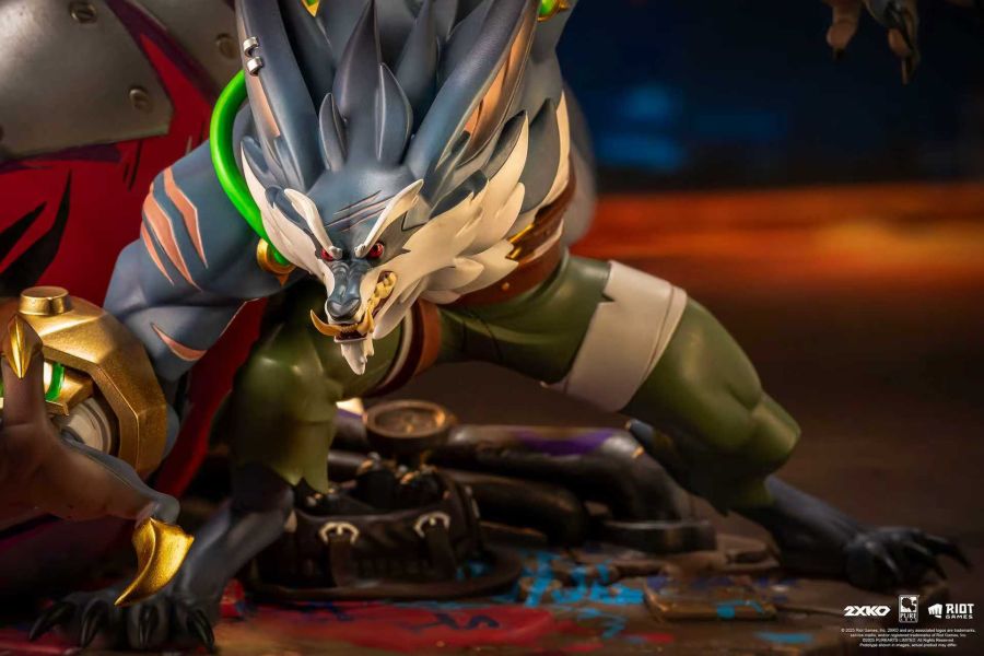 【預定】2XKO 金克絲 & 沃里克 VS 阿狸 & 艾克 1/10 雕像 Jinx & Warwick VS Ahri & Ekko 1/10 Scale Statue bundle 