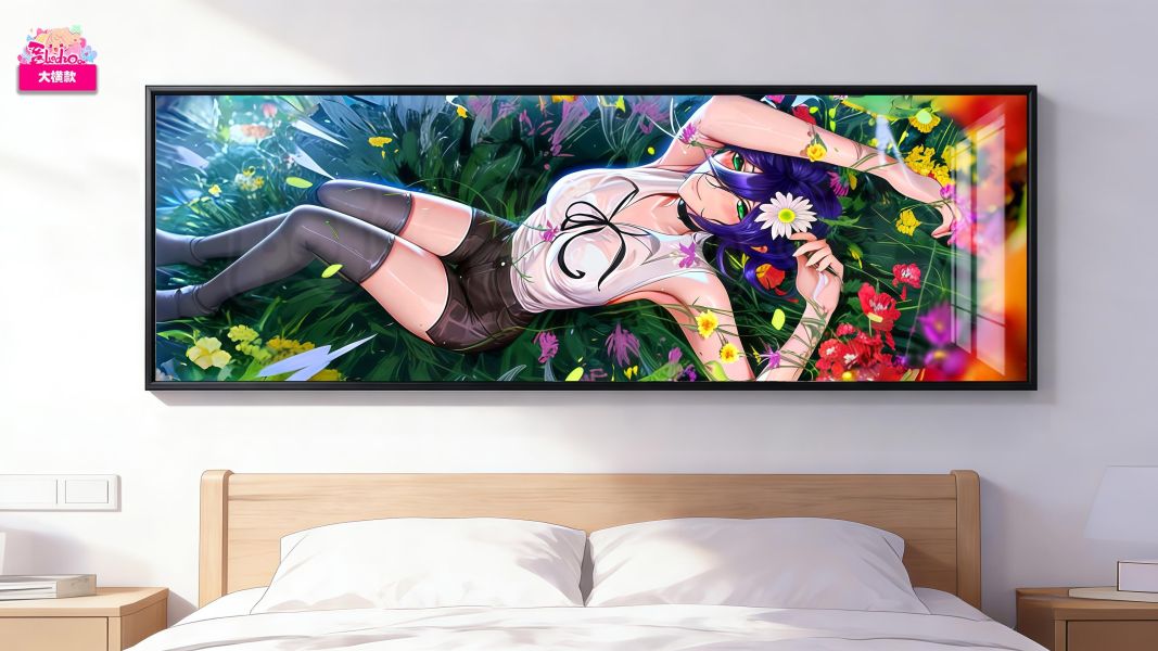 【海外代購】阿喵畫社 花海雛菊蕾塞大橫款8k主題高清裝飾畫 滑鼠墊 