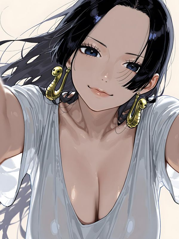 【海外代購】H2 《女友漢庫克》海賊王波雅漢庫克女帝路飛七武海動漫裝飾畫 