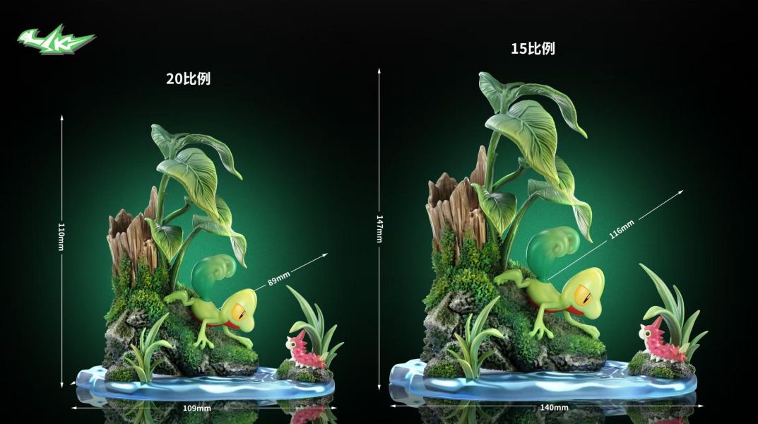 【預定】SK 生態系列 比例木守宮小場景 