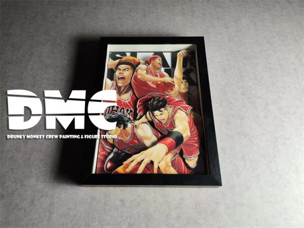 【海外代購】【46*34CM】醉猴組 灌籃高手 立體 裝飾畫 