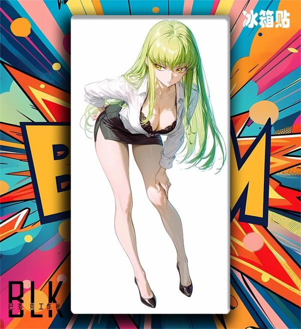 【海外代購】巴洛克 《短裙CC》Code Geass 反叛的魯路修裝飾畫冰箱貼 