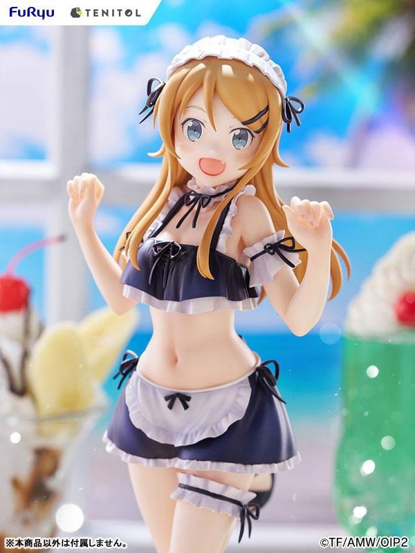 【預定】FuRyu TENITOL TALL 我的妹妹哪有這麼可愛 新垣綾瀨 高坂桐乃 黒貓 泳裝女僕Ver. 