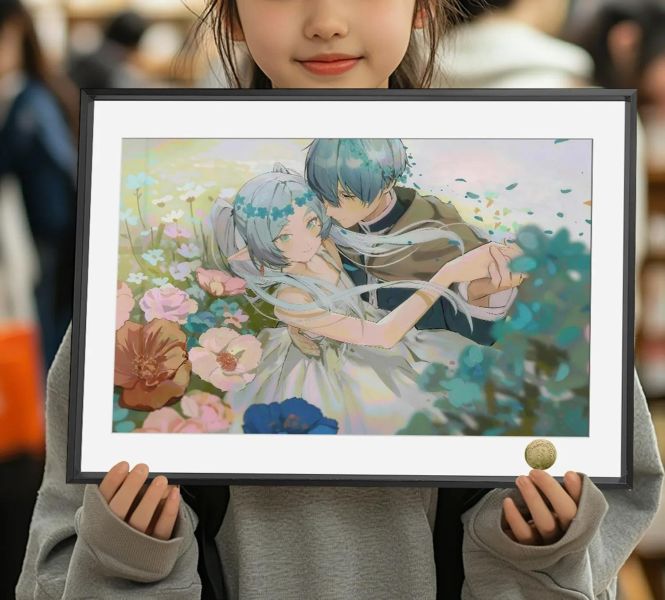 【海外代購】皇呱 《花間永伴》葬送的芙莉蓮裝飾畫 午睡毯 地毯 