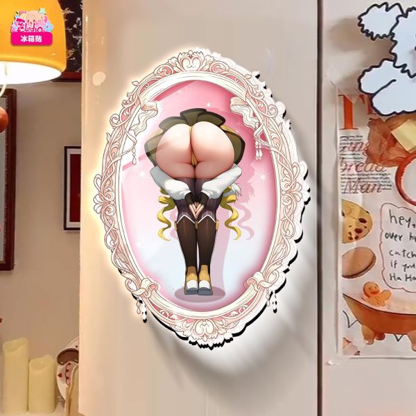 【海外代購】阿喵畫社 動畫冰箱貼第一百一十七彈魔鏡魔法少女小圓系列 高透亞克力磁吸冰箱貼 