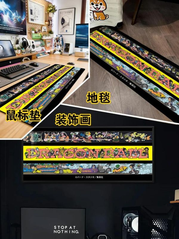 【海外代購】千鳥社 《龍珠書脊長卷》地毯鼠標墊裝飾畫 