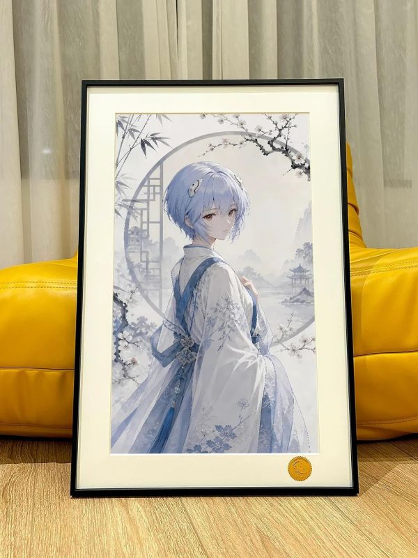 【海外代購】星空《國風綾波麗》EVA新世紀福音戰士裝飾畫 