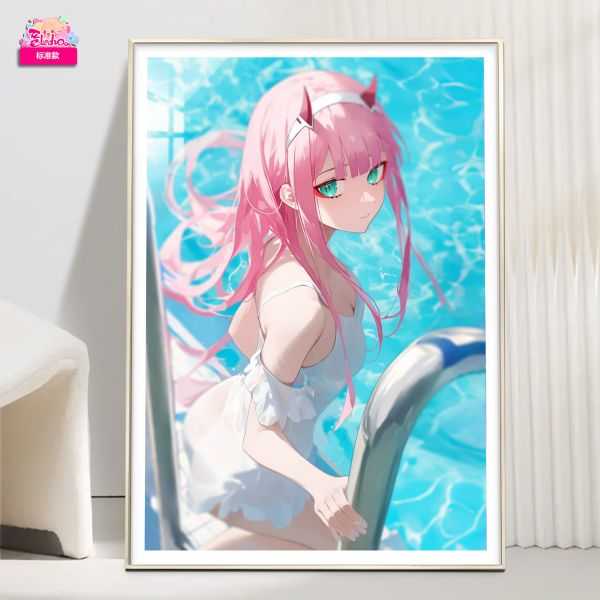 【海外代購】阿喵畫社 泳池 零二 超大超清裝飾畫 