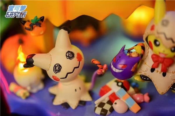 【海外代購】寶可夢研究所 萬聖節場景限定 