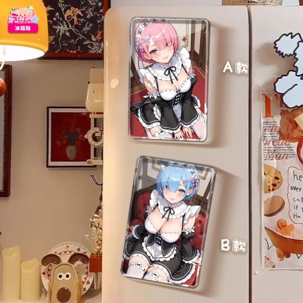 【海外代購】阿喵畫社 女僕蕾姆拉姆雙聯 8k主題高清裝飾畫 