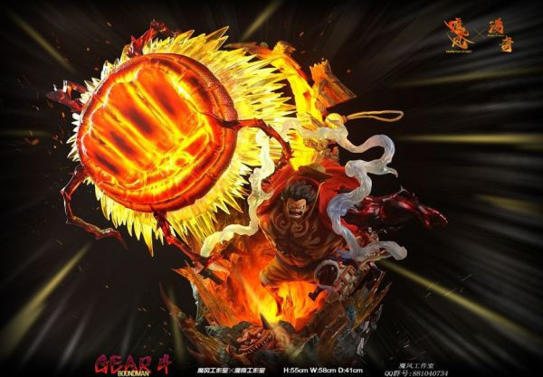 【台灣現貨】魔風 漫奇 四檔 彈跳人魯夫+胸像配件包 