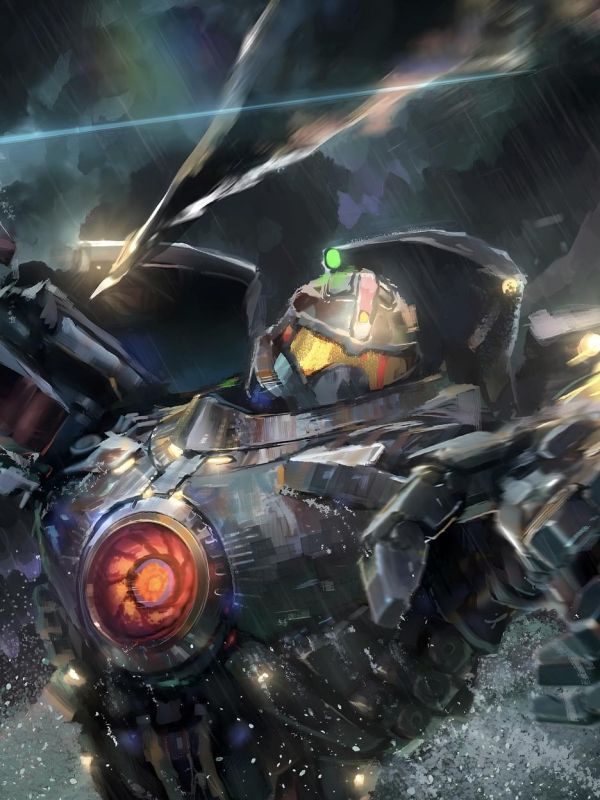 【海外代購】星空 《流浪者號》環太平洋悍戰太平洋裝飾畫 