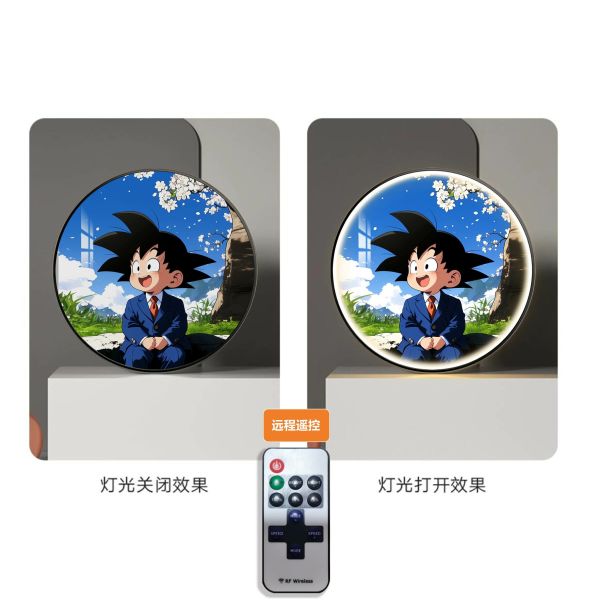 【海外代購】阿喵畫社 龍珠 櫻花季 孫悟空裝飾 