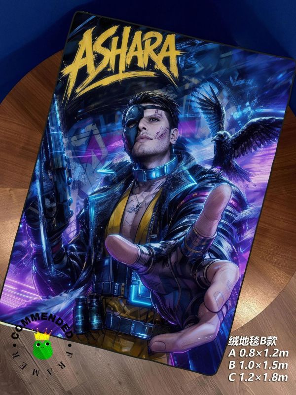 【海外代購】皇呱 《監獄boss》三角洲格赫羅斯渡鴉裝飾畫 午睡毯地毯 