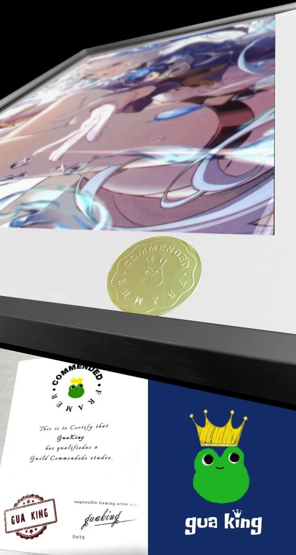 【海外代購】皇呱 《楓丹女王芙寧娜》周邊裝飾畫 