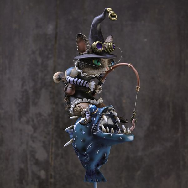 【海外代購】【43CM】末那末匠丨鐮田光司-馬戲團系列《Fishing Cat》 