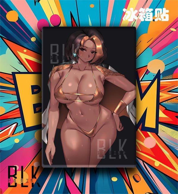 【海外代購】巴洛克 《泳裝金格》Domina守望先鋒ow暴雪動漫裝飾冰箱貼 