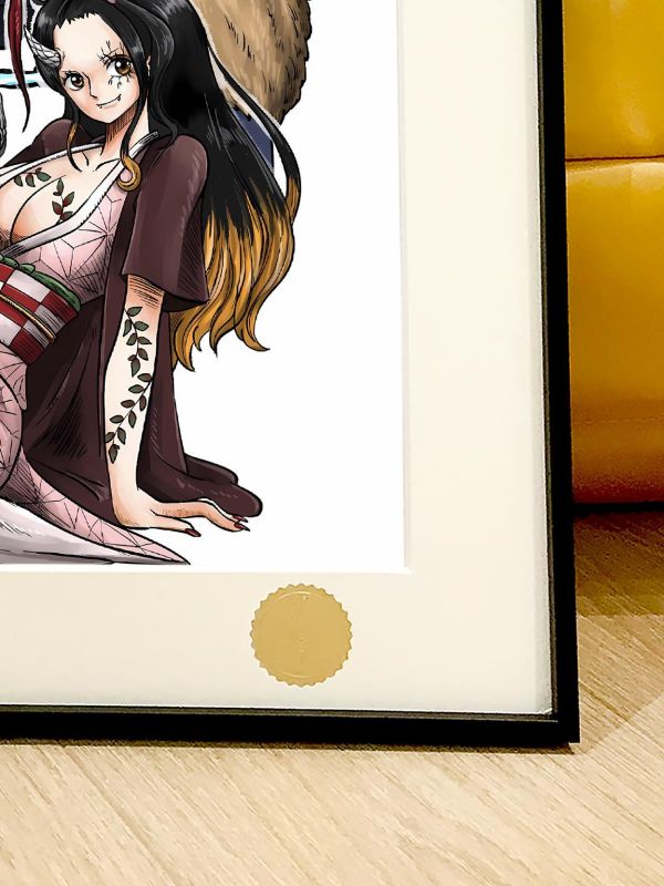 【海外代購】星空 《殺鬼草帽團》版畫鬼滅之刃海賊王路飛索隆娜美山治one piece動漫裝飾畫 