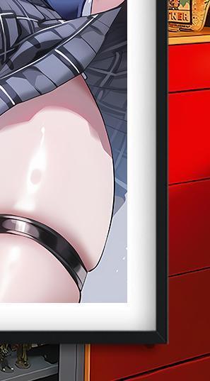 【海外代購】巴洛克 《掀裙砂狼》調月莉音天雨亞子明日奈藍檔案遊戲動畫裝飾畫 