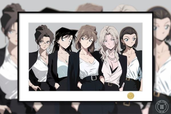 【海外代購】H2 《西裝女團》名偵探柯南裝飾畫 