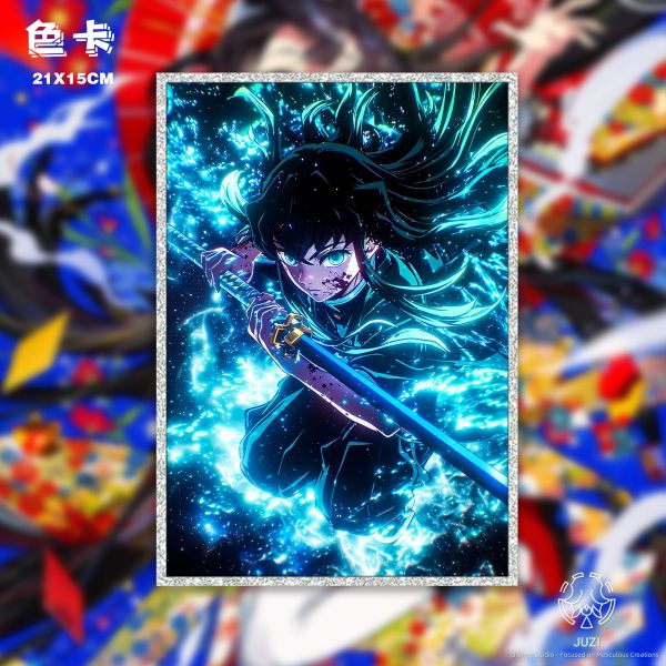【海外代購】橘子 JUZI 壹之型霞柱 冰箱貼 色卡紙 