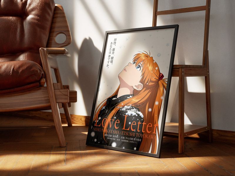 【海外代購】千鳥社 《情書 明日香》 新世紀福音戰士明日香綾波麗情書岩井俊二EVA午睡毯地毯裝飾畫 