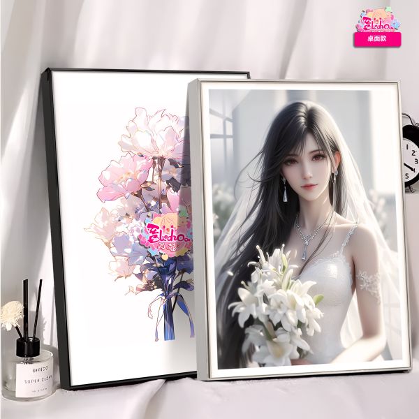 【海外代購】阿喵畫社 婚紗 禮服蒂法 8k超大超清裝飾畫 
