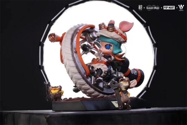 【海外代購】【31CM】末匠 POP MART 獨輪風暴小豬MOLLY 