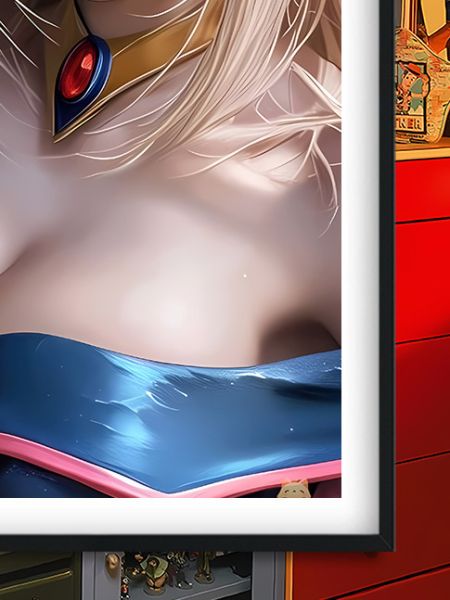 【海外代購】巴洛克 《魔法美少女》遊戲王武藤遊戲海馬天空龍卡牌三幻神動漫裝飾畫冰箱貼 