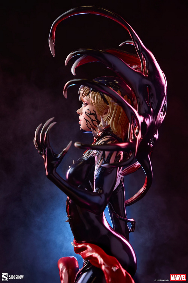 【預定】Sideshow 56cm 漫威 Gwenom 幽靈蜘蛛與毒液共生體 
