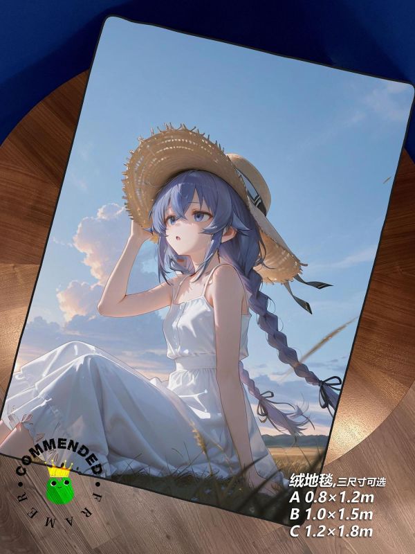 【海外代購】皇呱 《晴野少女洛琪希》 無職轉生晴野少女洛琪希同人周邊裝飾畫 午睡毯 地毯 