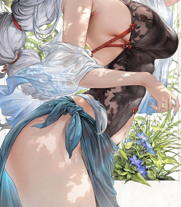 【海外代購】H2 《申鶴》原神孤辰煢懷阿鶴二次元裝飾畫 