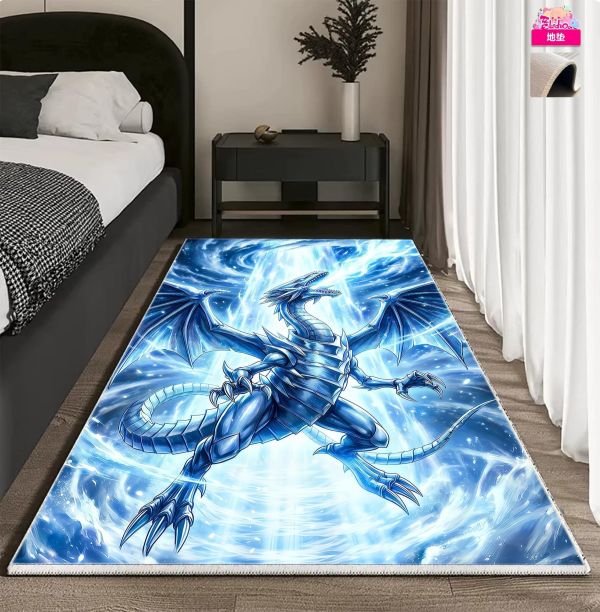 【海外代購】阿喵畫社 遊戲王 青眼白龍 蒼穹之光五幅套裝 新品異形套組裝飾畫 發光滑鼠墊 地墊 