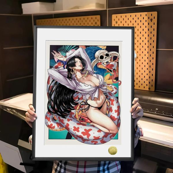 【海外代購】皇呱 《蛇姬女帝》海賊王蛇姬波雅·漢庫克裝飾畫午睡毯 地毯 