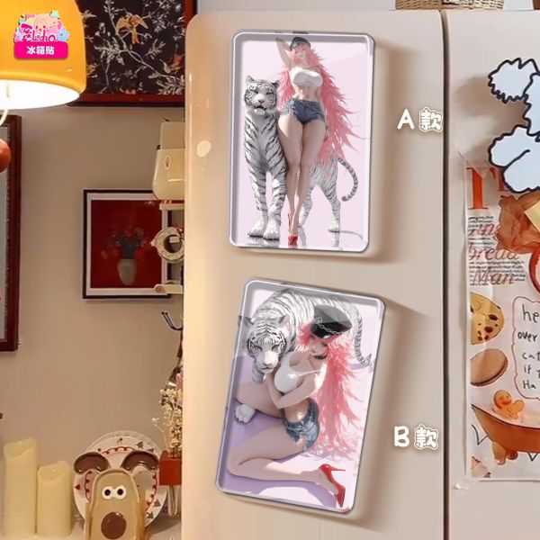 【海外代購】阿喵畫社 毒藥 白虎 雙聯街頭霸王新品8k主題高清裝飾畫雙聯 午睡毛毯 牆面掛毯 