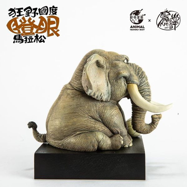 【海外代購】動物星雲 鴉之巢 狂野國度瞪眼馬拉松 第四彈非洲象 